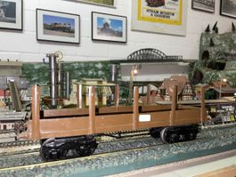 Rungenwagen Spur 1 sehr lang! Germany 🇩🇪sehr alt Antik