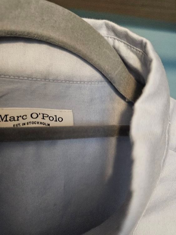 Marc O'Polo Blusen: Gr. 42 Marc O'PoloHemdbluse coton bio, bleu clair – Gebraucht aus Sutz von Dalilea 2