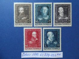 Österreich 1948 Nr. 879-883 postfrisch **