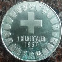 Silbertaler Zürich 1967 Silber ab nur Fr. 58.-