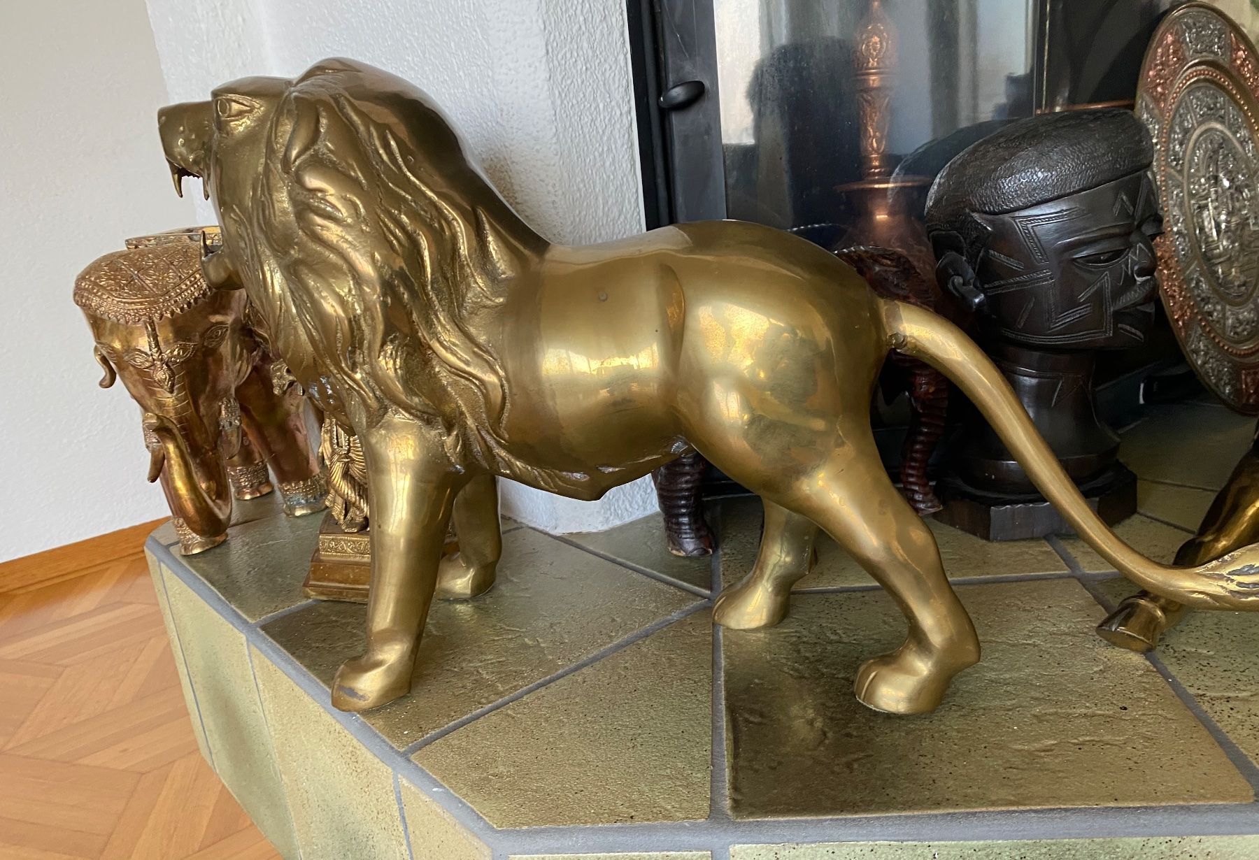 Sculture & Statue: Messing Löwe Statue – Usato da Dottikon venduto da 6571