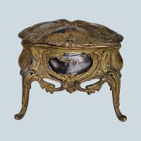 Vintage Schmuckschatulle Rokoko-Stil – massiv 700 Gramm