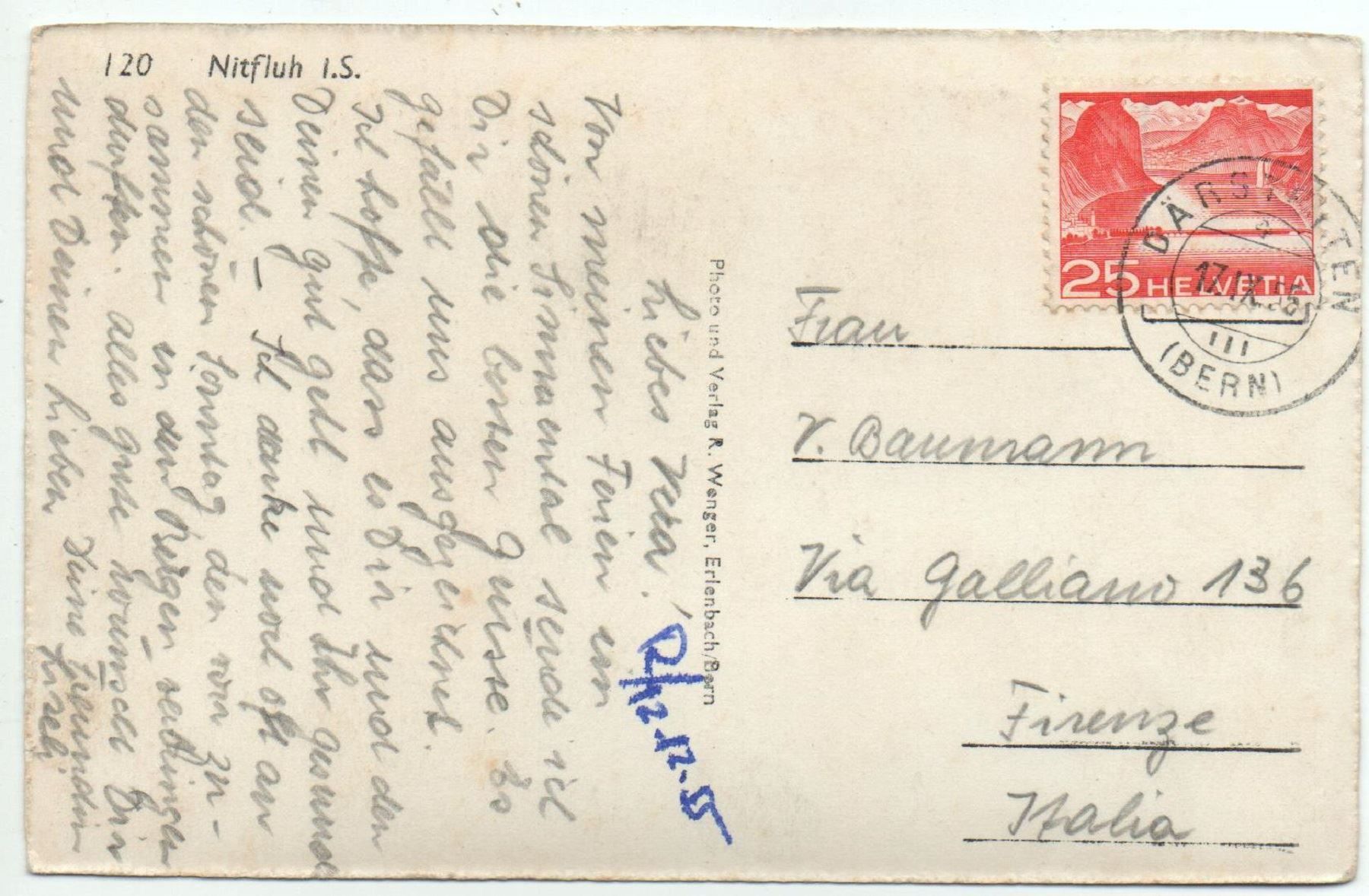Cartes postales: DÄRSTETTEN NITFLUH i.S. – D'occasion à Jona par philajona 1