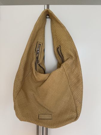 Liebeskind geflochtene Ledertasche in gelb