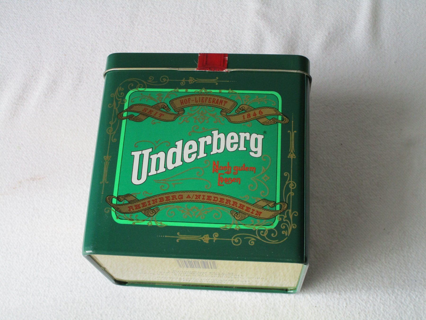 Alle Dekorationen: Underberg Blechdose – Gebraucht aus Grenchen von Uhus15 4