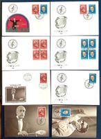 1985 Schweiz - Europa /Div. FDC Viererblock Serie und Einzel
