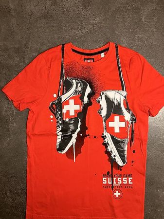 Fussball Hopp Schwiiz T-Shirt Gr.158/164