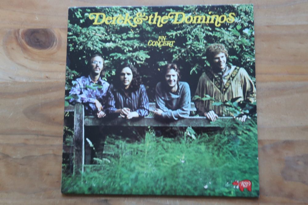DEREK & THE DOMINOS - IN CONCERT - ERIC CLAPTON - 2xVINYL LP (Gebraucht ...