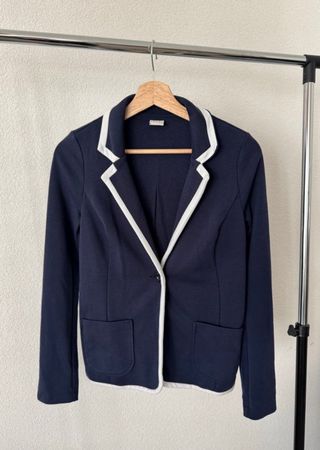 Bequemer dunkelblauer Blazer von Esprit, S