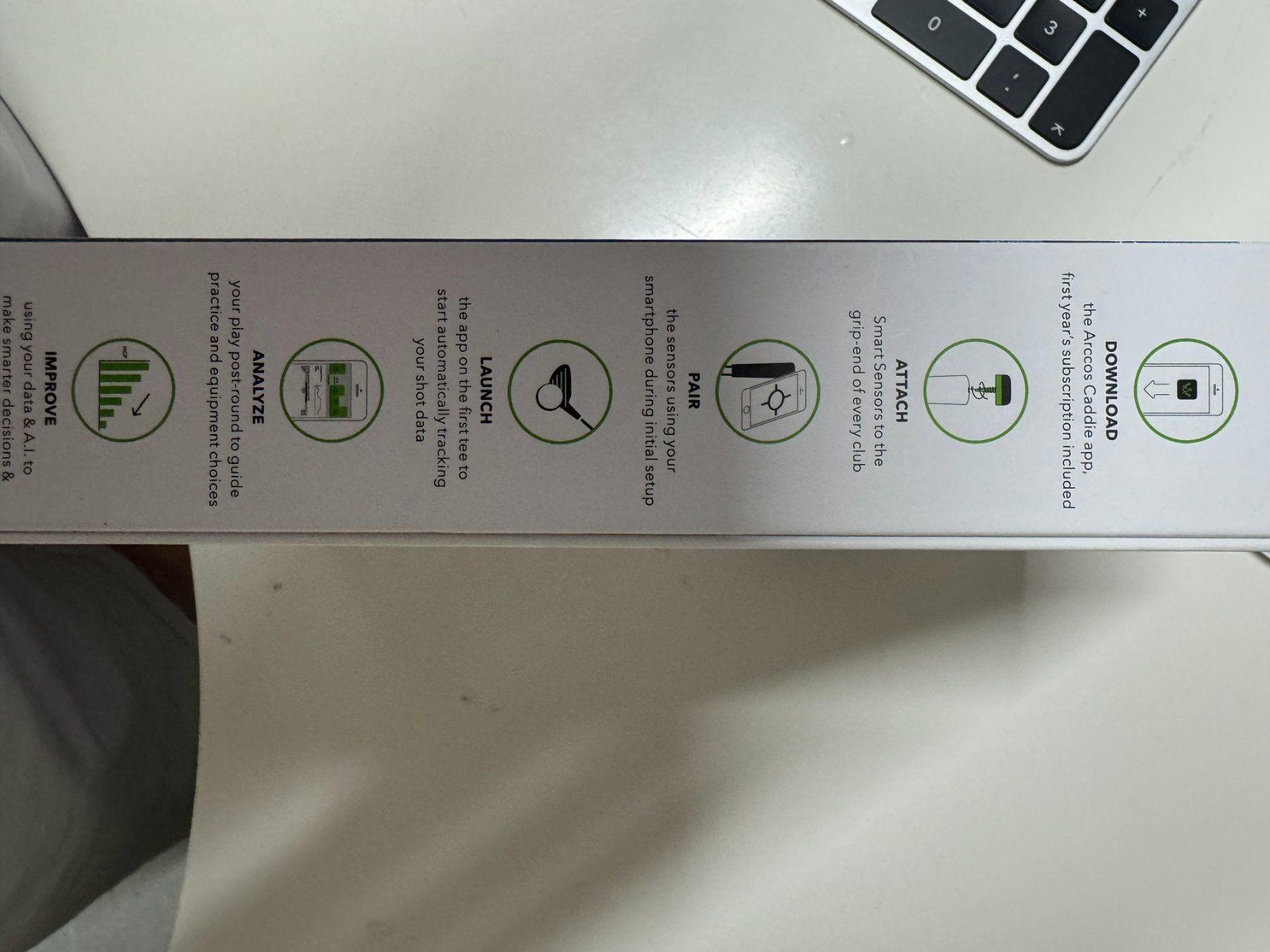 Misurare: Arccos Caddie Smart Sensor für Golfer – Usato da Niederrohrdorf venduto da ursgut-vinyl 3