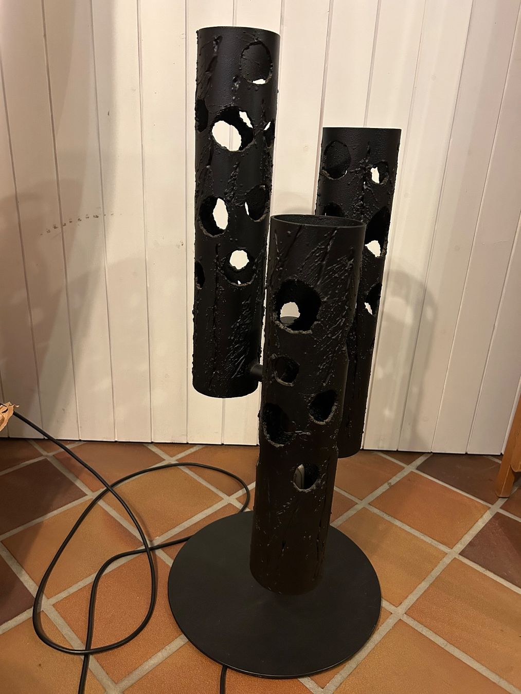 Lampen: Handgemachte Lampe aus Baustahl – Gebraucht aus Benglen von silversun79