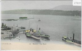 Geneve - La Rade - Dampfschiffe