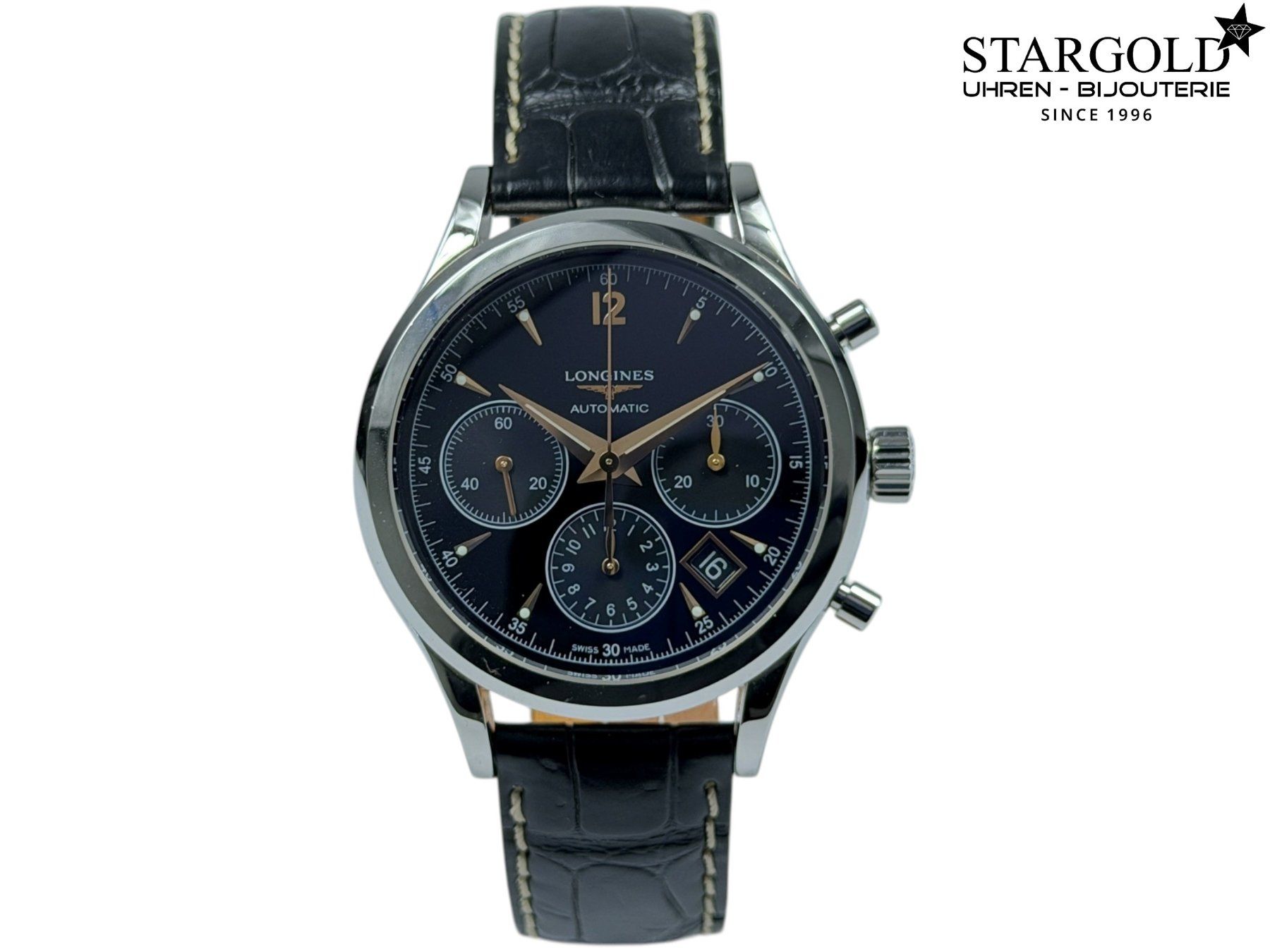 Longines Orologi: Longines Column-Wheel Chronograph - L2.750.4.56.0 – Usato da Zürich venduto da Stargold-Uhren