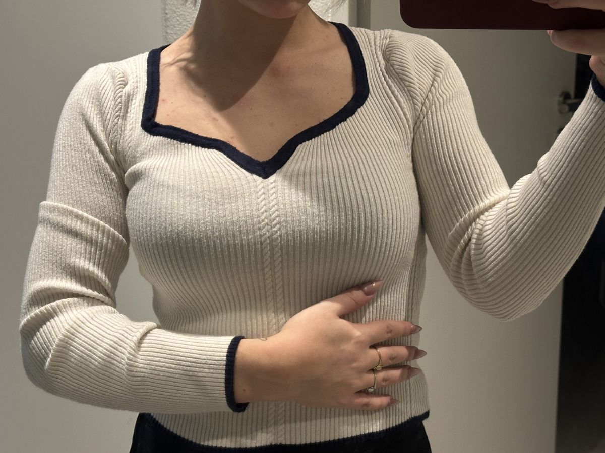Maglioni & Felpe: Pullover in Creme/Navy, Grösse S, neuwertig – Nuovo (secondo la descrizione) da Ottenbach venduto da Irinaberther