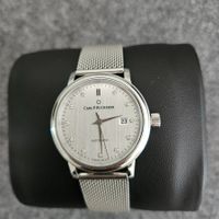 Carl F. Bucherer Damenuhr Edelstahl 31 mm mit 11 Diamanten