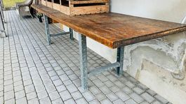 Werktisch LISTA, massive Werkplatte