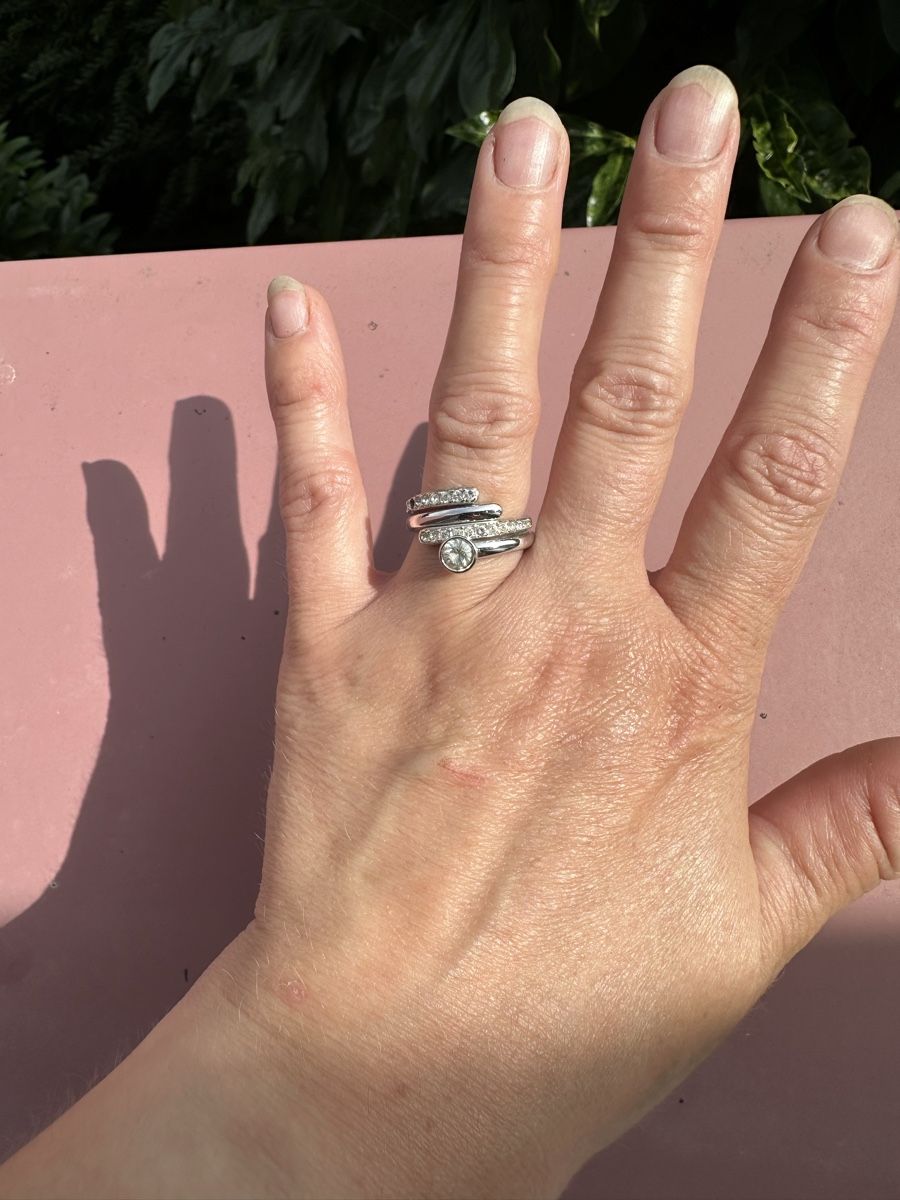 Swarovski Anelli: Swarovski Ring 2teilug – Usato da Niederrohrdorf venduto da Sharna 1