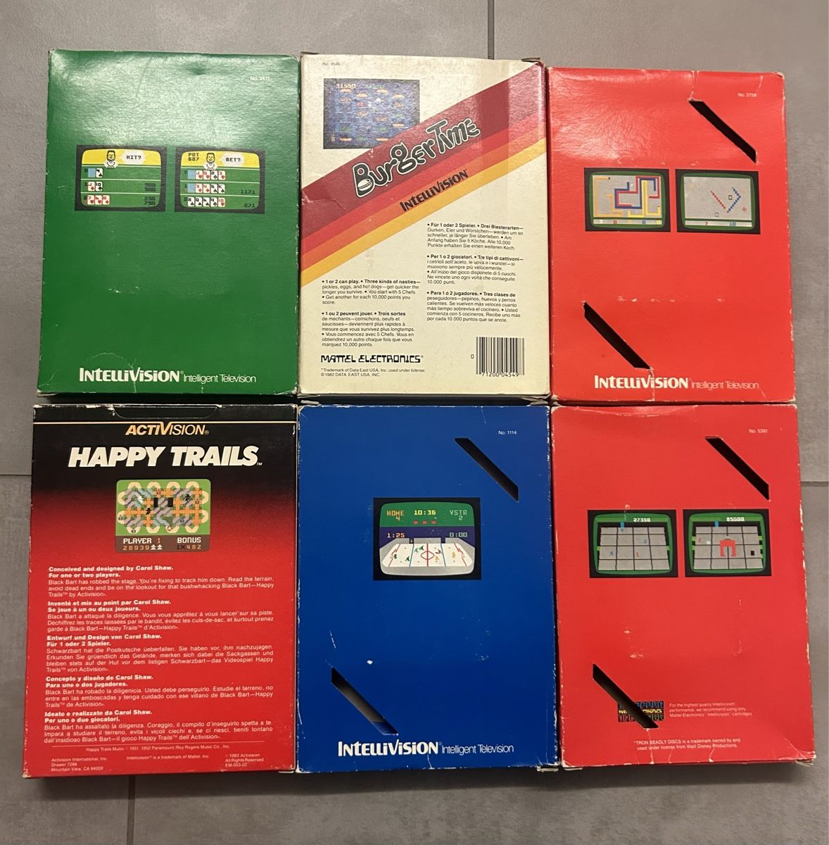 Console: Intellivision Konsole Sammlung mit 6 Spielen – Usato da ulisbach venduto da efbtr 7