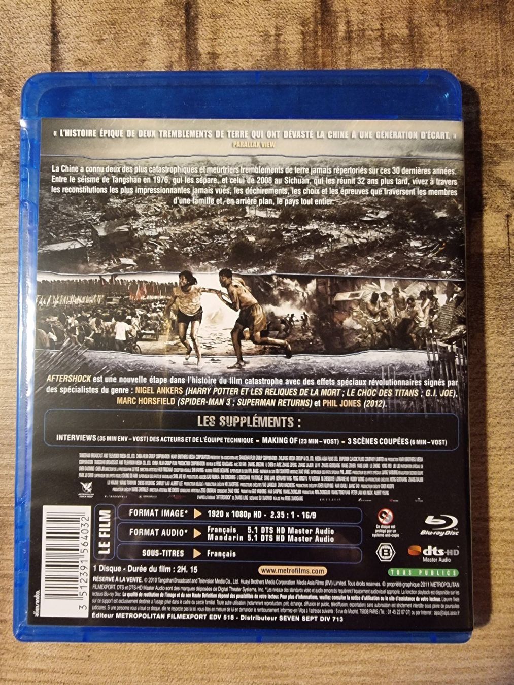 Tutti i DVDs: Aftershock (Tremblement de terre à Tangshan) – Nuovo (secondo la descrizione) da Chavannes-près-Renens venduto da XWR4 1