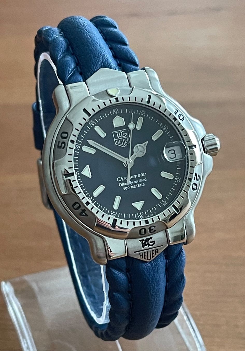 Tag Heuer Uhren: 1995 TAG Heuer Chronometer Automatic Ref WH5213-K1 revidiert – Gebraucht aus Embrach von Canderau