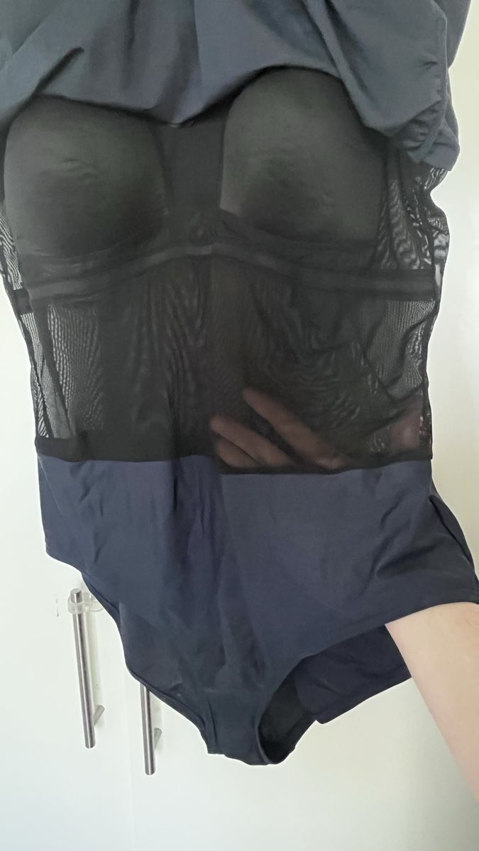 Costumi da bagno & Bikini: Badekleid, Figurformend, Dunkelblau, Gr. 52, Ulla Popken – Usato da Obfelden venduto da sab_gk9c 2