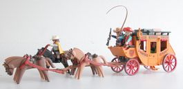 Playmobil US-Post-Kutsche 6er-Gespann zu Spur G
