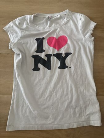 T-Shirt Fishbone I NY Grösse S-M weiss gebraucht