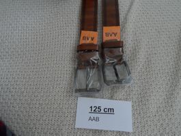 Herren Gürtel 125cm Neu ,2 Stück