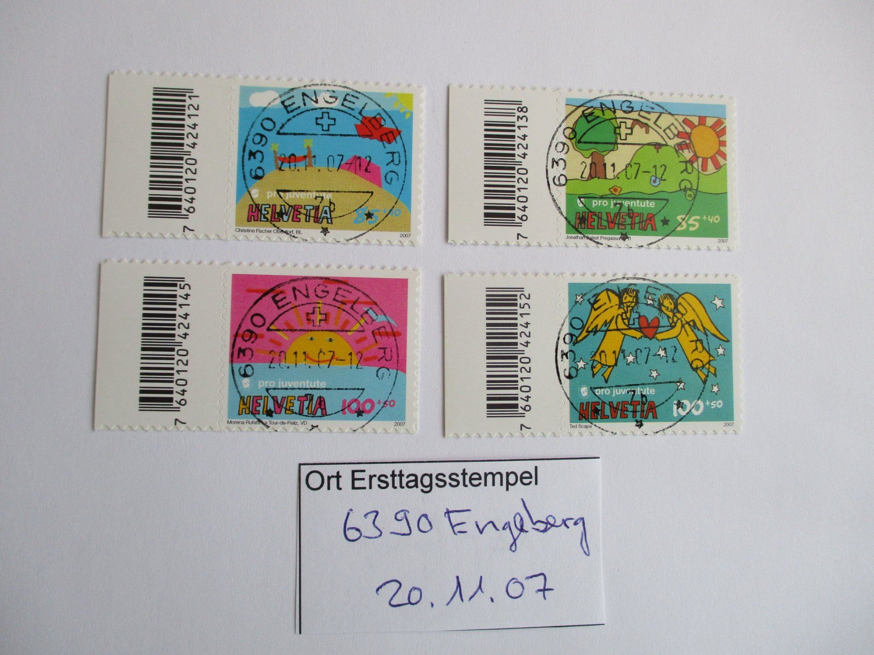 Tutti i francobolli: Voll Ort Ersttagsstempel 6390 Engelberg – Usato da Langnau b. Reiden venduto da Aktuell88