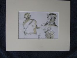 "Schizzi di Caffé" - Verkauf Sammlung Jürg Stamm - Zeichnung