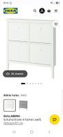 IKEA Schuhschrank Gullaberg weiss mit schönen Knäufen