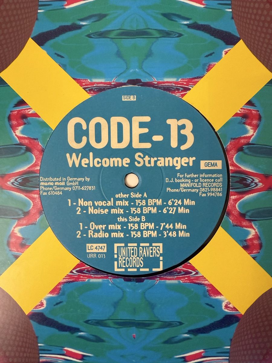 Dischi in vinile: Code 13 - Welcome Stranger (Hardtrance) – Usato da Grafstal venduto da cacau25