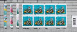 2020, Nr.1787-1790 Zierbögen (Street-Art)Satz postfrisch **.