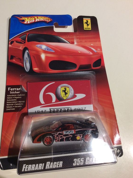 Hot Wheels Ferrari 355 Challenger - 2007 - 1/64 - État Correct (sans Boîte)