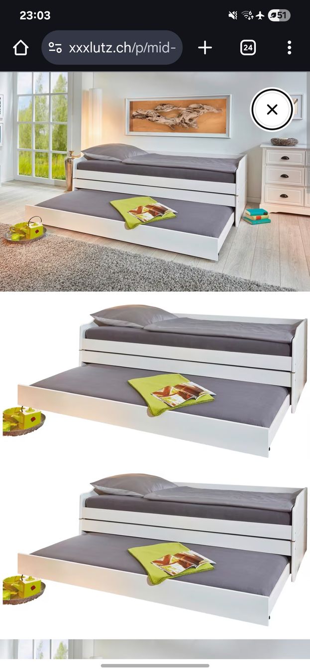 Betten: Gästebett 3 in 1 – Gebraucht aus Auw von adr_mzs7 1