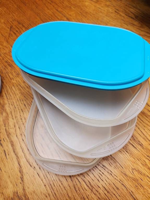 Tupperware Contenitori & Simili: Tupperware 3oder4 teiliger Traiteur – Usato da Gstaad venduto da Meiel2020 2