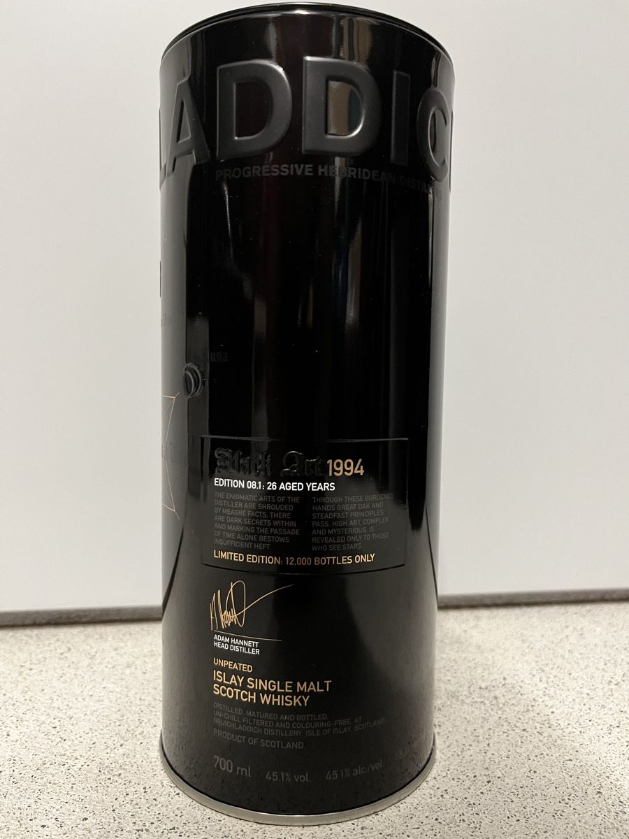 Bruichladdich Bevande alcoliche: Bruichladdich Black Art 08.1 26yo 1994 – Nuovo e nell'imballaggio originale da Mönchaltorf venduto da Drammer 2