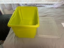 gross grüne Lego Aufbewahrung Box mit Deckel
