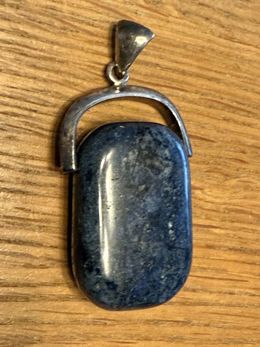 Ciondoli: Stein Silber Anhänger, 925 Sterling Silber. Edelstein – Usato da Goldach venduto da Messerguru 2