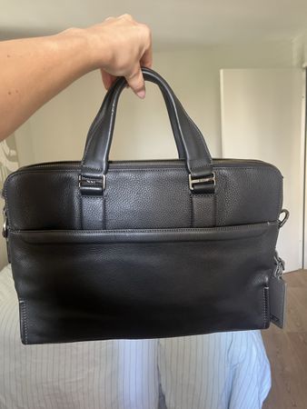 Tumi Leder Laptoptasche schwarz sehr guter Zustand