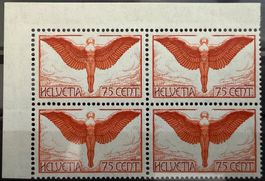 4er Flugpost F11 Eckrand postfrisch** SBK 260.- ++