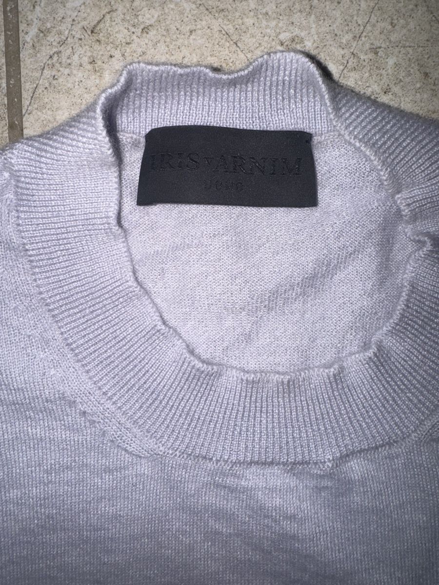 Pullover & Sweatshirts: IRIS VON ARNIM UOMO Pullover,hellgrau / 100 % Kaschmir, Gr.M – Gebraucht aus Zürich von Loco028