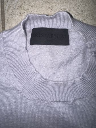 IRIS VON ARNIM UOMO Pullover,hellgrau / 100 % Kaschmir, Gr.M