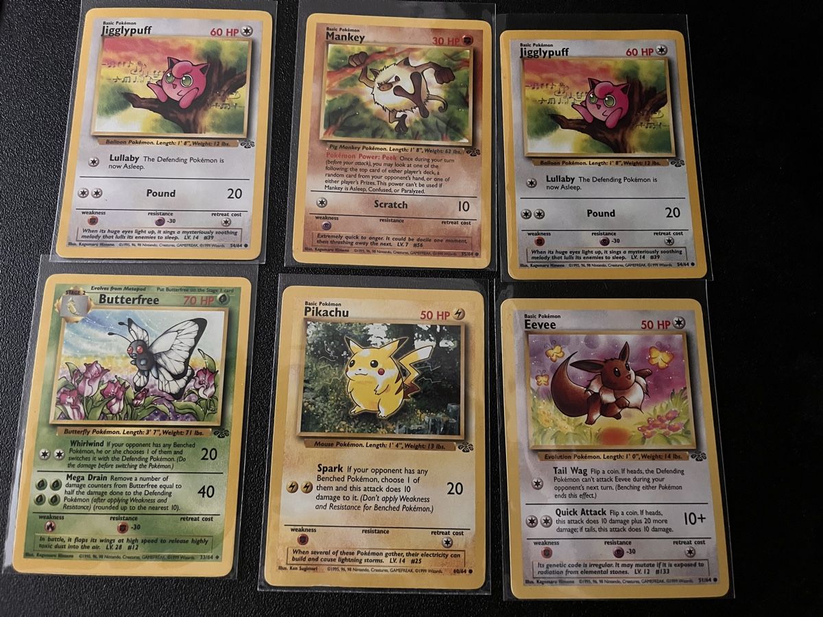Pokémon Carte collezionabili: Pokémon Vintage Jungle – Usato da Winterthur venduto da Brachypelma007