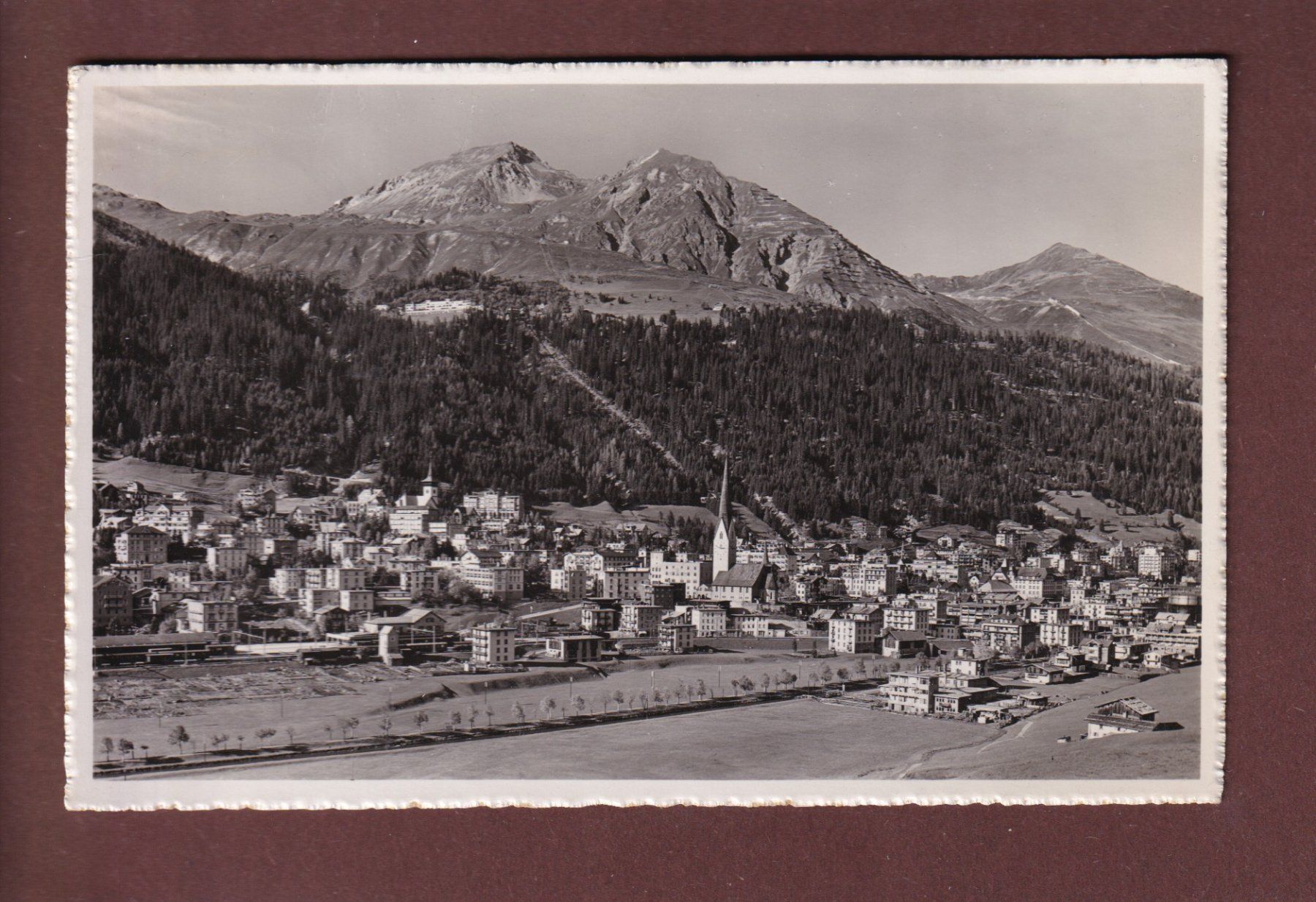 Cartoline postali: DAVOS-PLATZ - 1943 – Usato da Pully venduto da nicecards