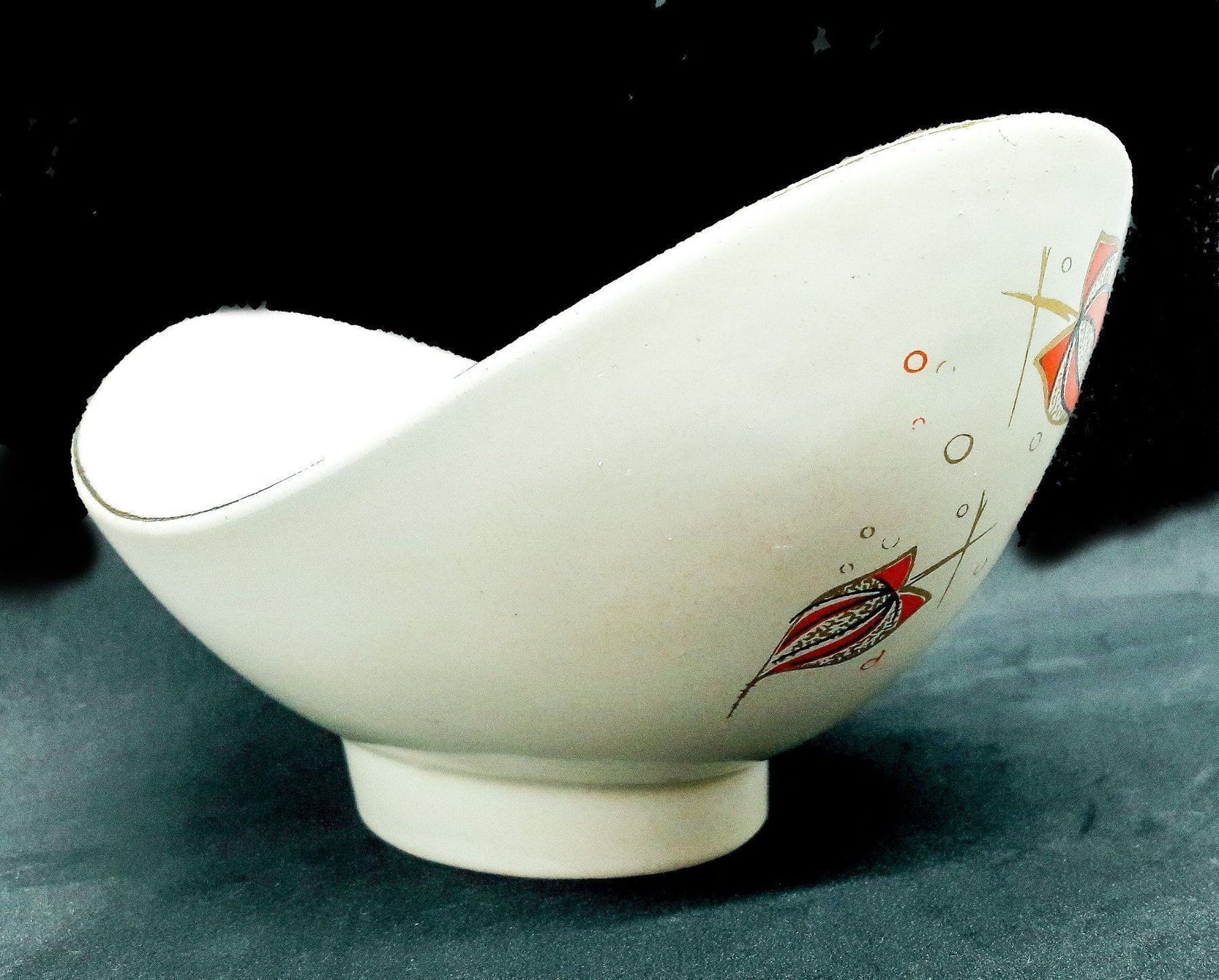 Plateaux: Schale Bootsform vintage 50s' 60s' plat – D'occasion à Tavannes par Brocashop 1