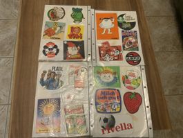 Sammlung Vintage Kleber diverse Marken guter Zustand