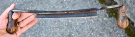 antikes geschmiedetes ZIEHMESSER L 38cm ziehhobel