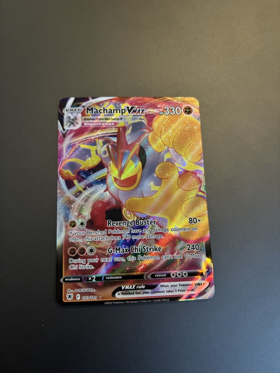 Pokémon Sammelbilder & Trading cards: Machamp VMAX - Pokémon, Ottime Condizioni – Neu (gemäss Beschreibung) aus Bellinzona von TheCarden 4