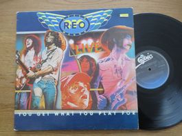 REO SPEEDWAGON YOU GET WHAT YOU PLAY FOR 2LPS